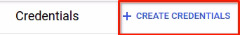 creting O-auth Credentials