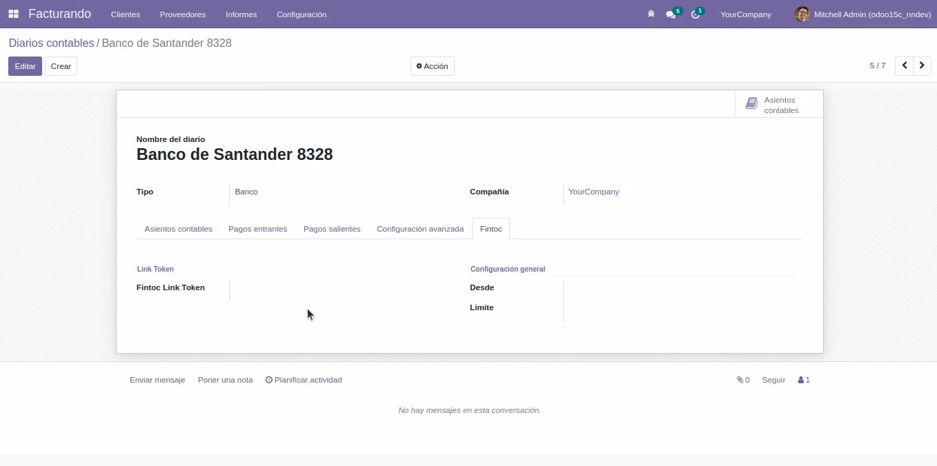 Screenshot journal configuration 2