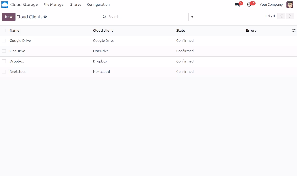 Cloud sync for attachments
