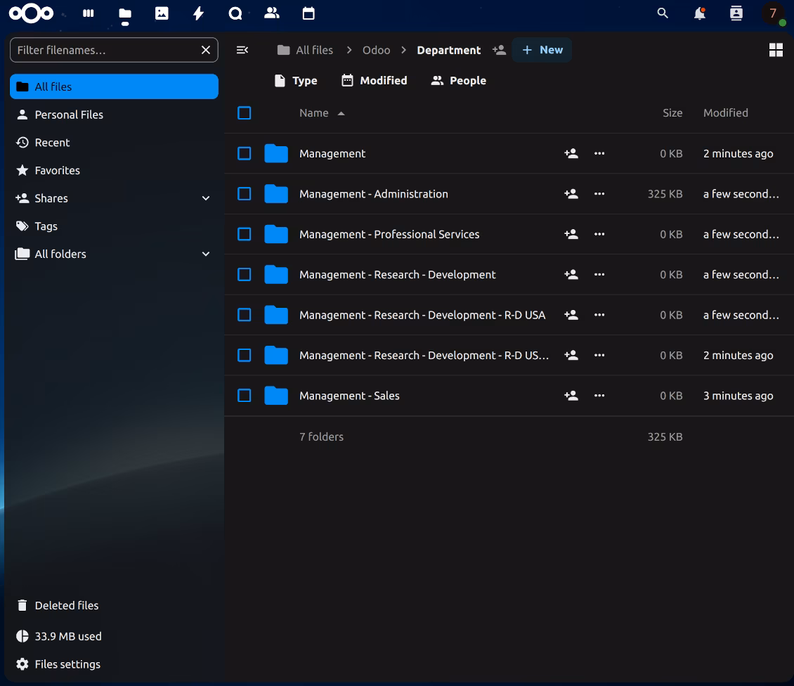 Nextcloud/ownCloud sync