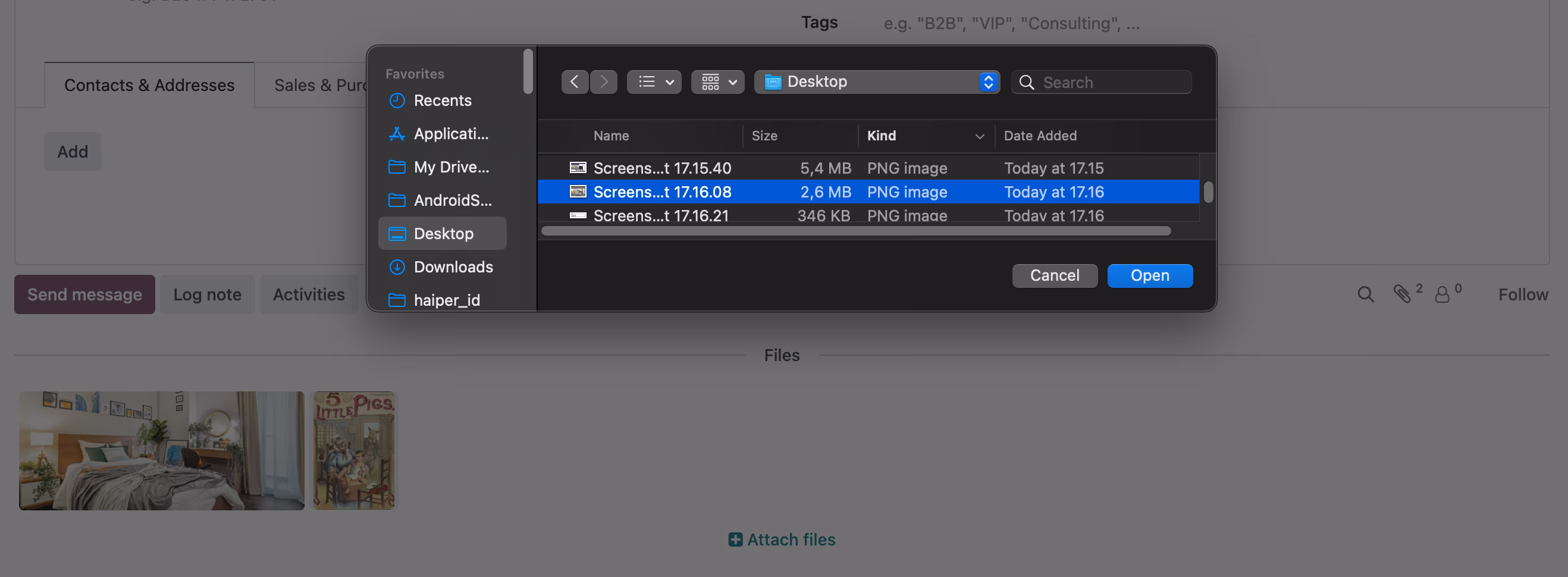 Settings Configuration