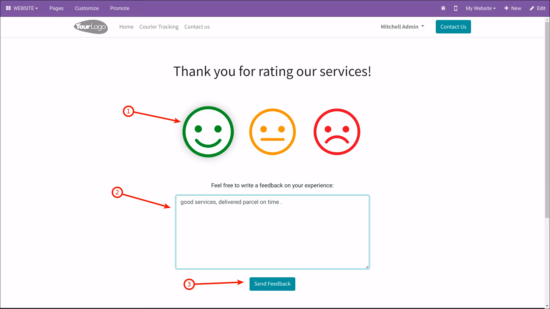 detailed review about Courier Request