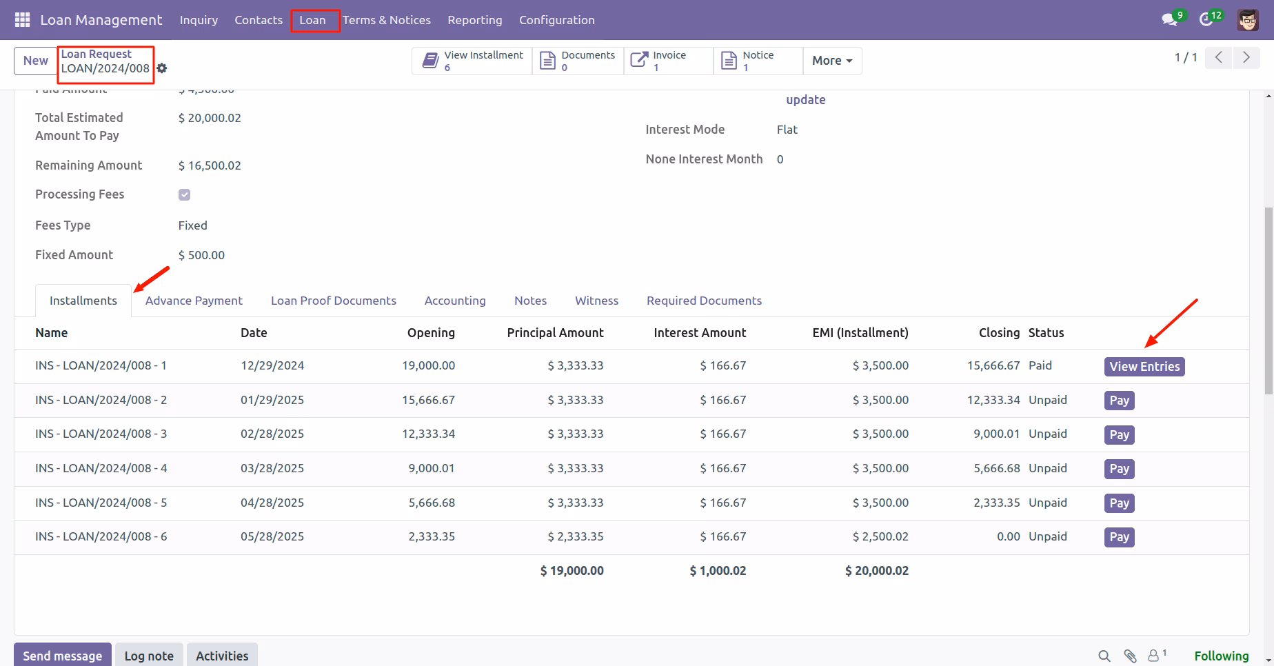 Loan Management Workflow