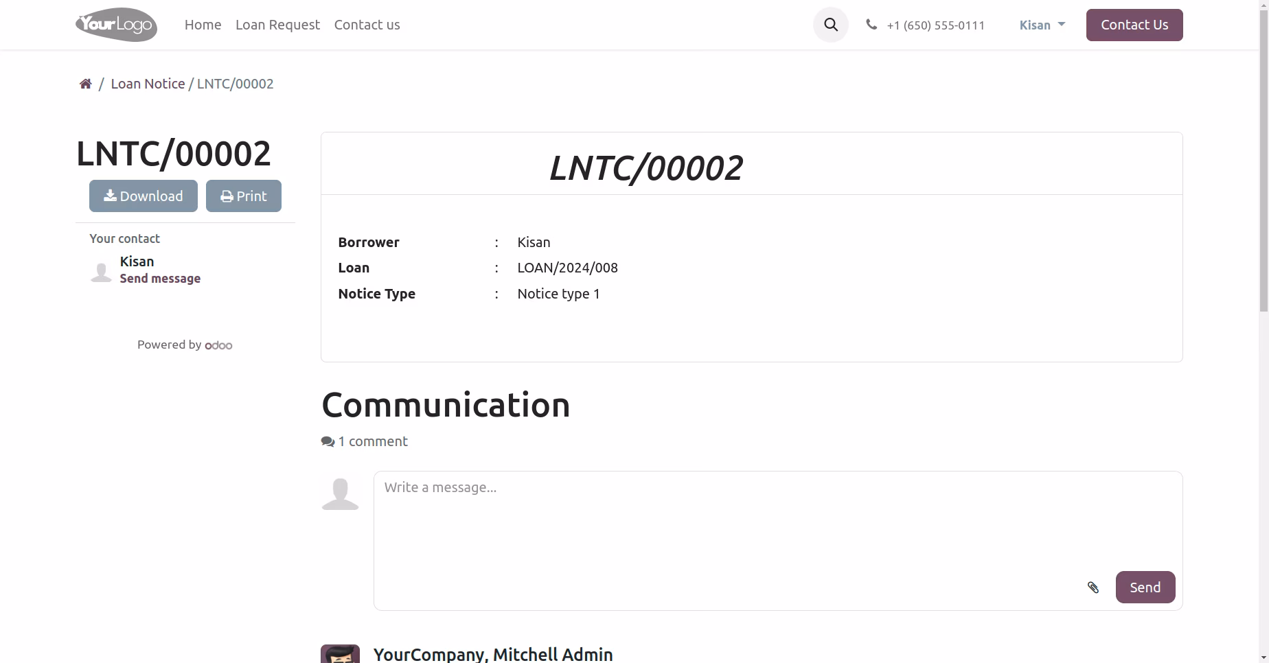 Loan Management Workflow