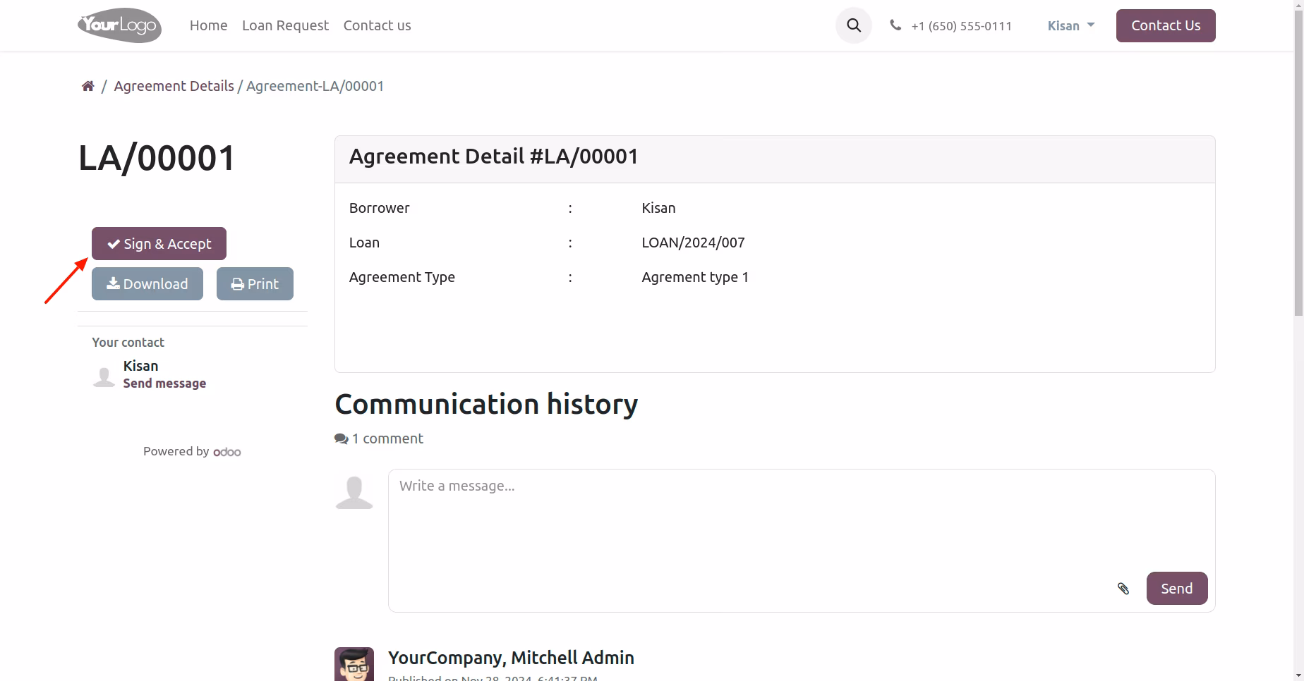 Loan Management Workflow