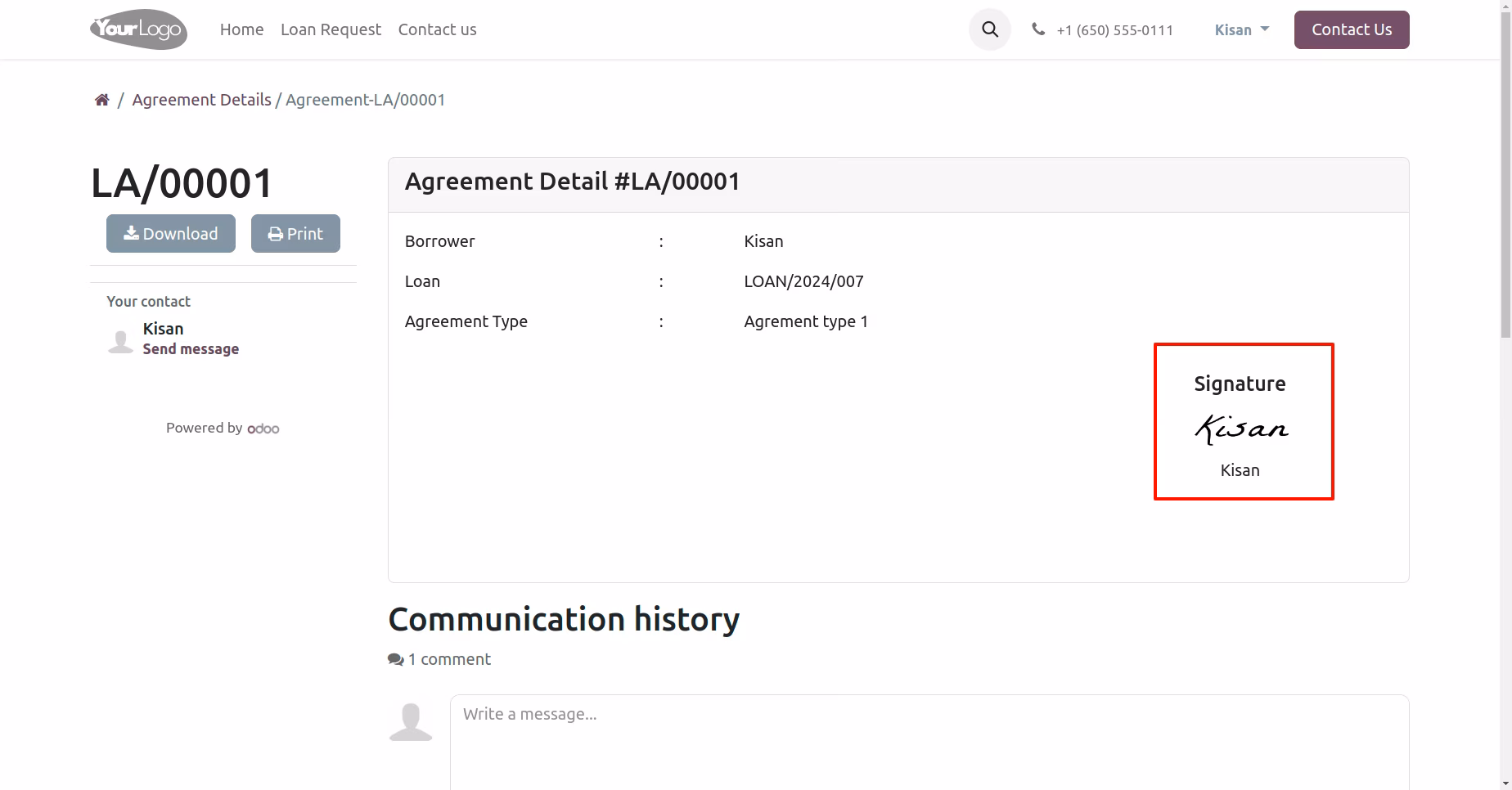 Loan Management Workflow