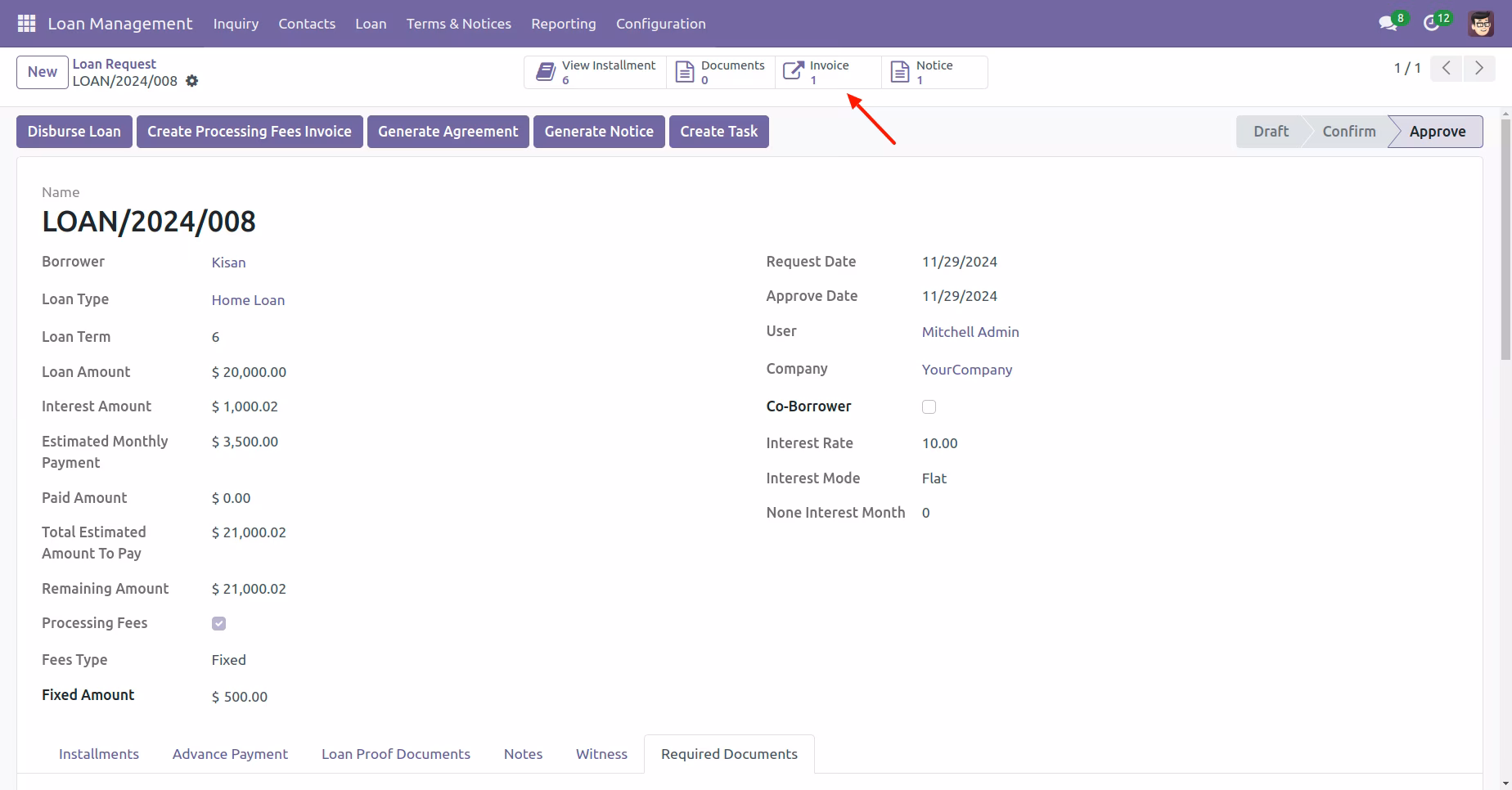 Loan Management Workflow