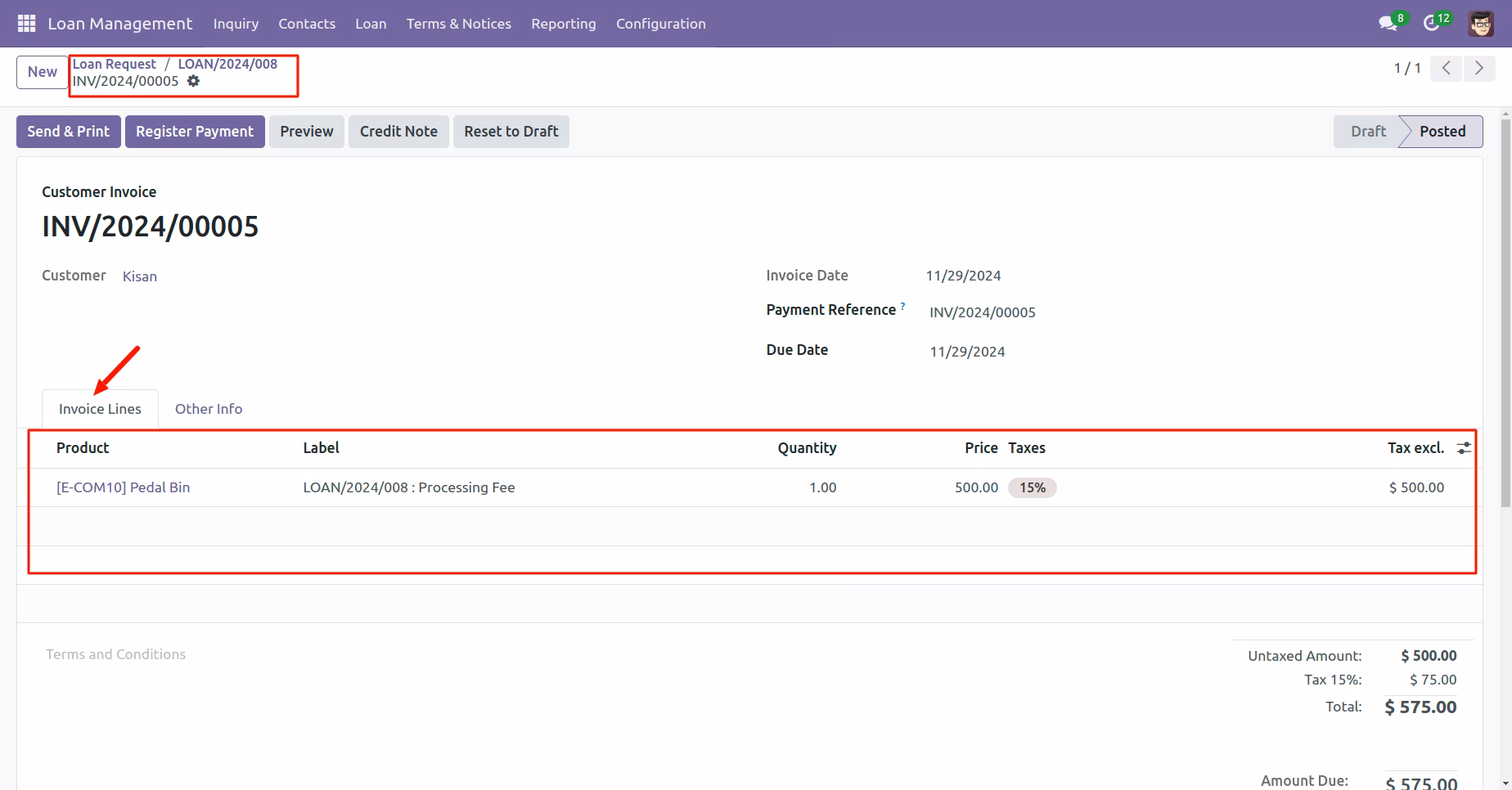 Loan Management Workflow