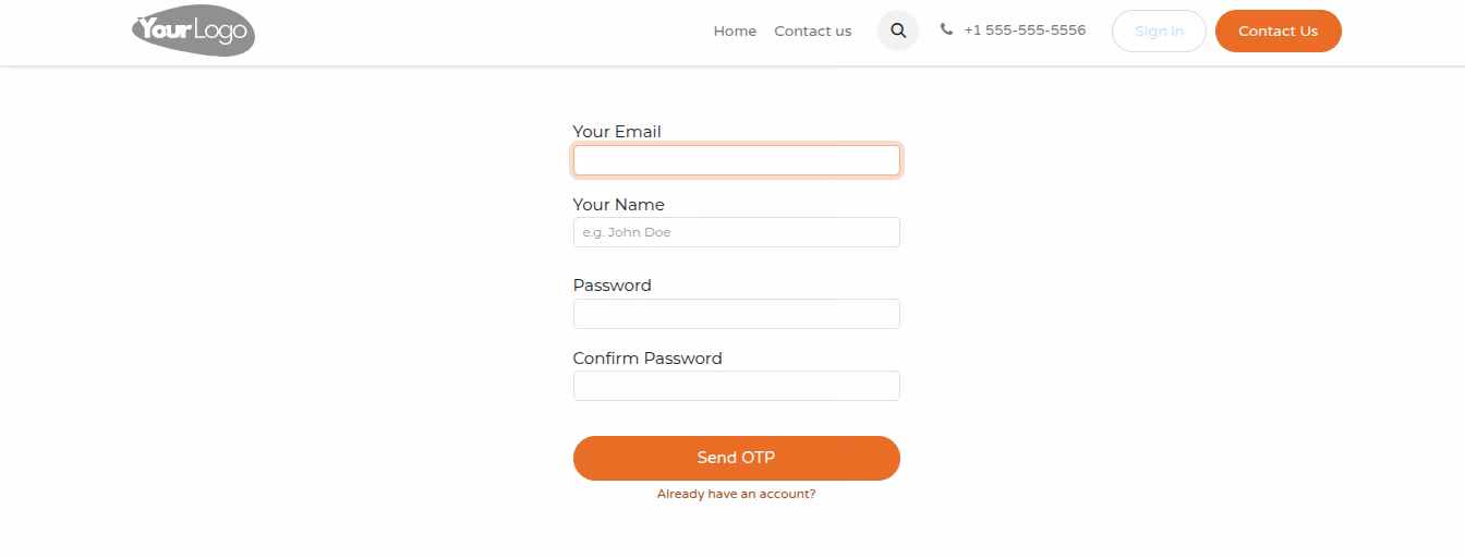 Sign Up