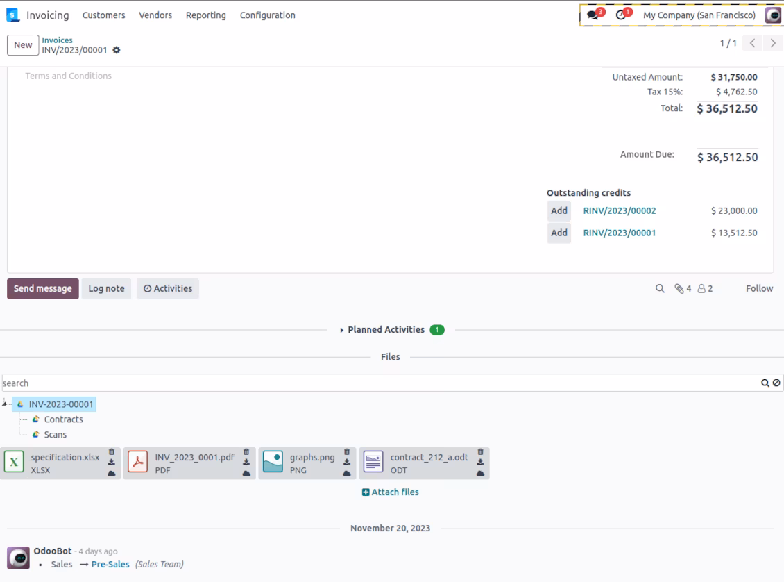 Google Drive: sync attachments