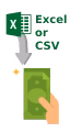 Import Payment Menu Wizard in, Import bulk payment in