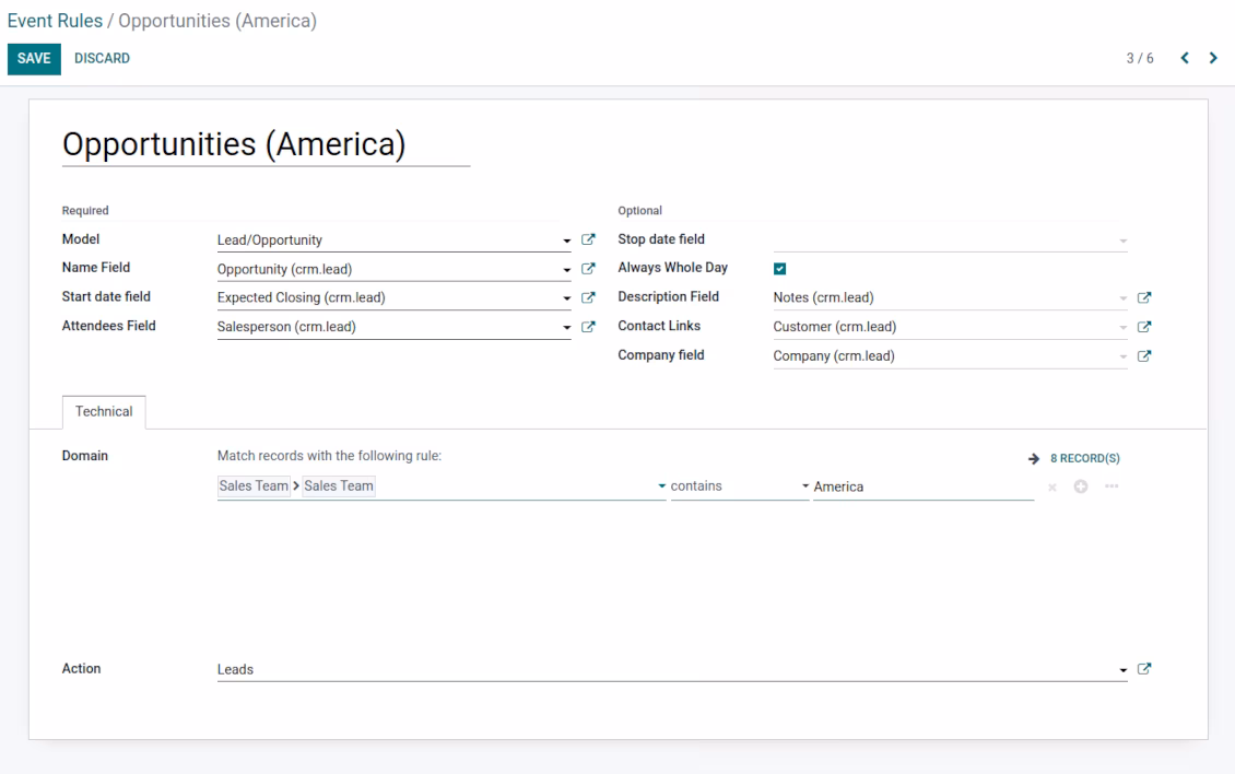 CRM super calendar