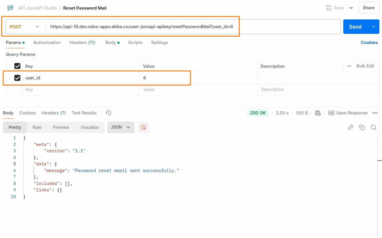 Reset Password Mail