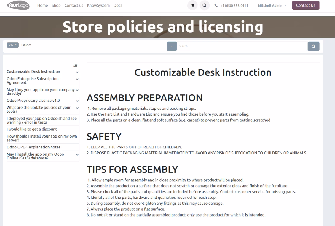 Build documentation based on KMS articles