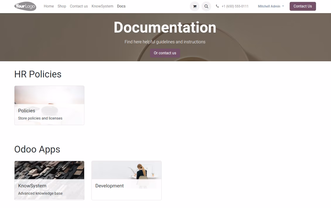 Documentation sections: an overview