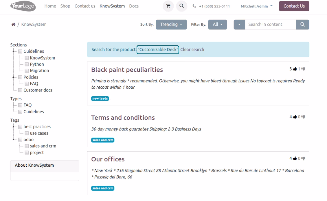 KnowSystem portal eCommerce