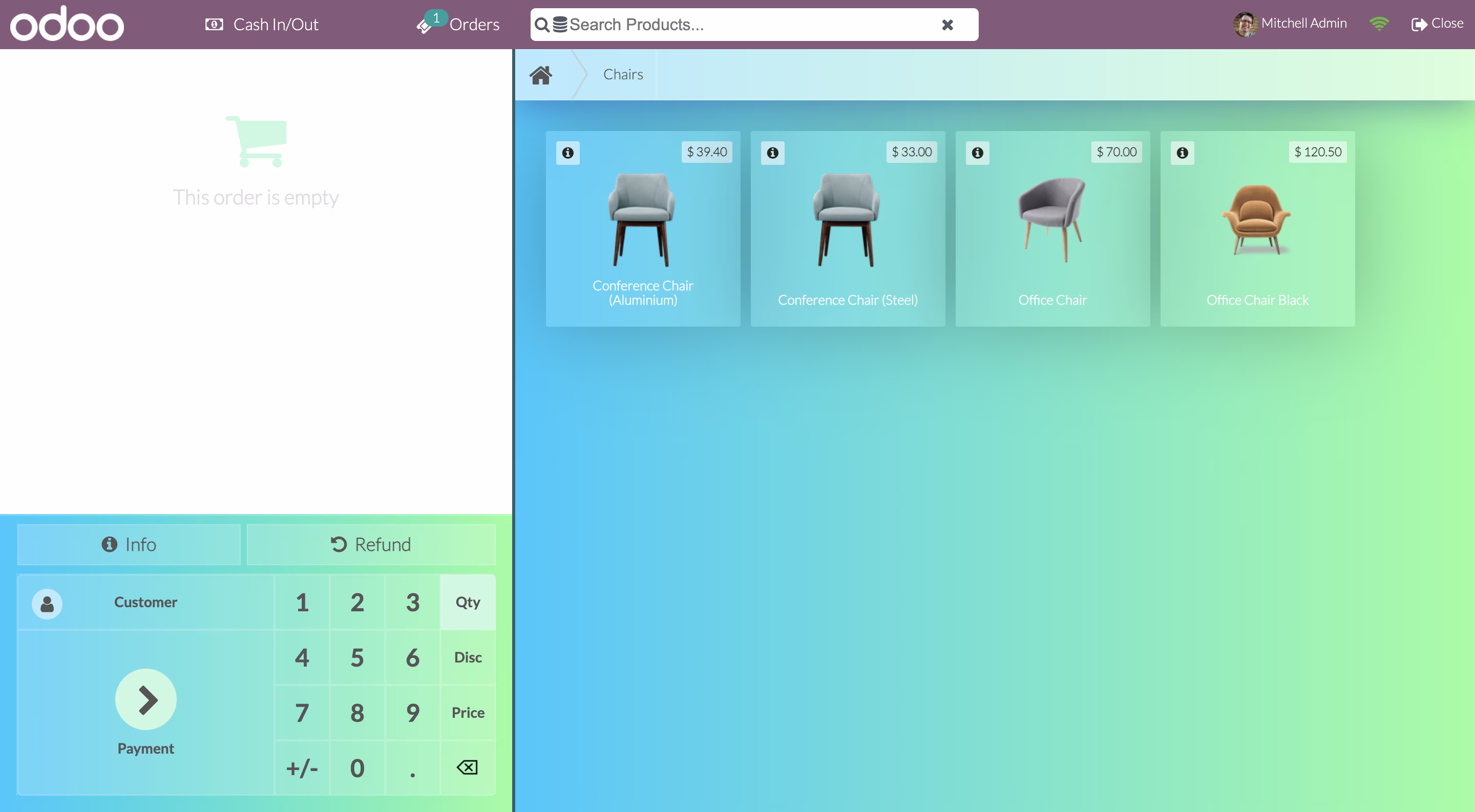 Back to Earth Odoo POS Theme