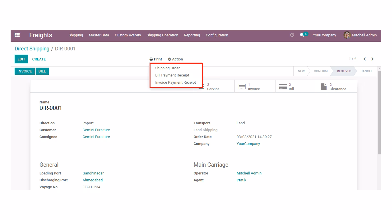 Freight Management System