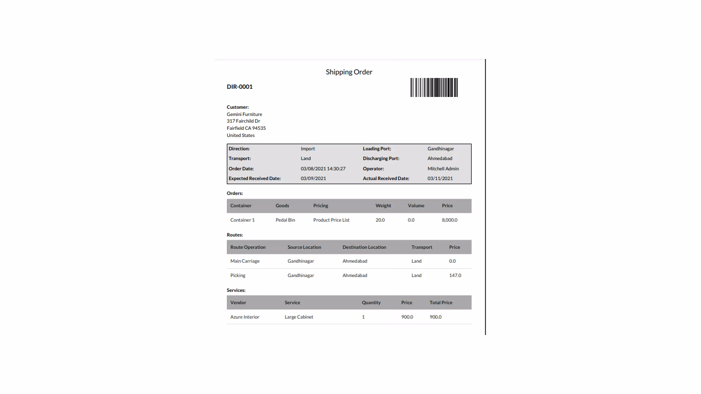 Freight Management System