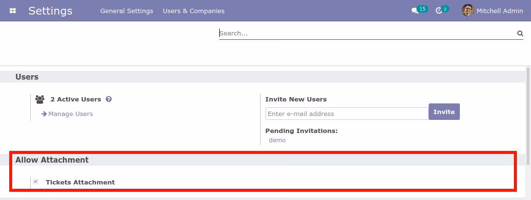 manage helpdesk ticket in 13