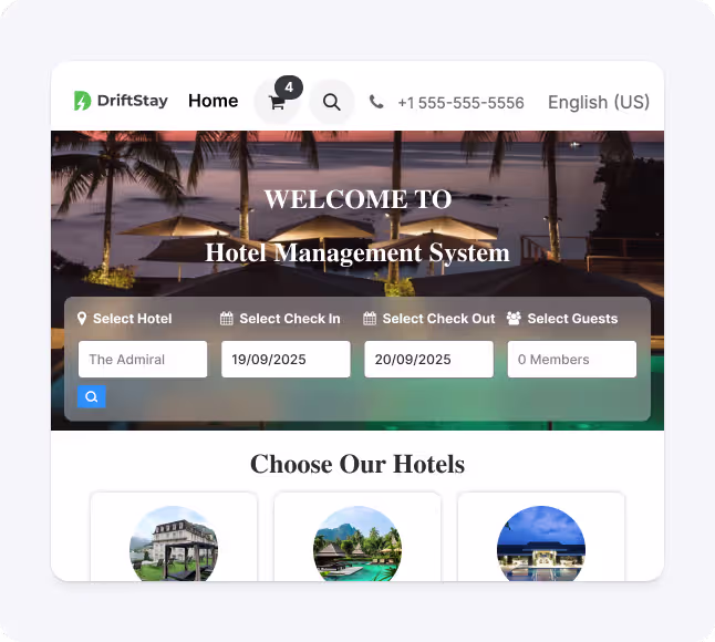 Website Hotel Booking