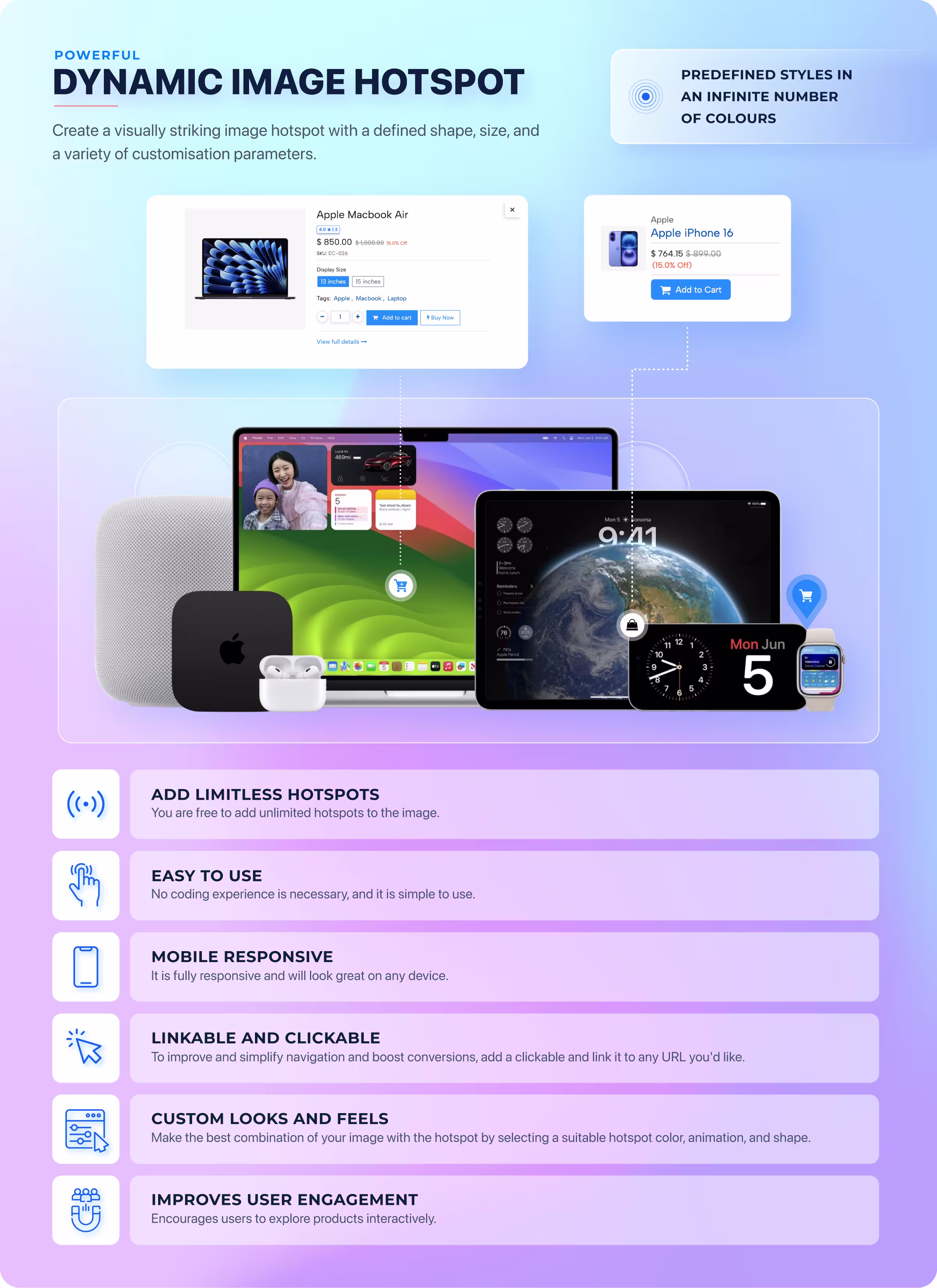 Header shop page