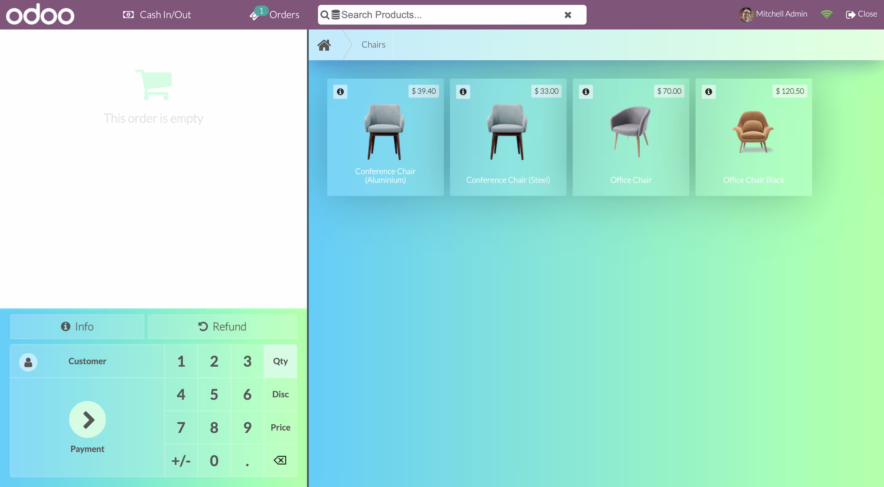 Back to Earth Odoo POS Theme