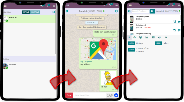 ChatRoom, Onvodo® WhatsApp Mobile
