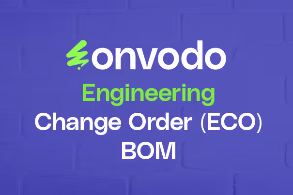 Engineering Change Order (ECO) BOM