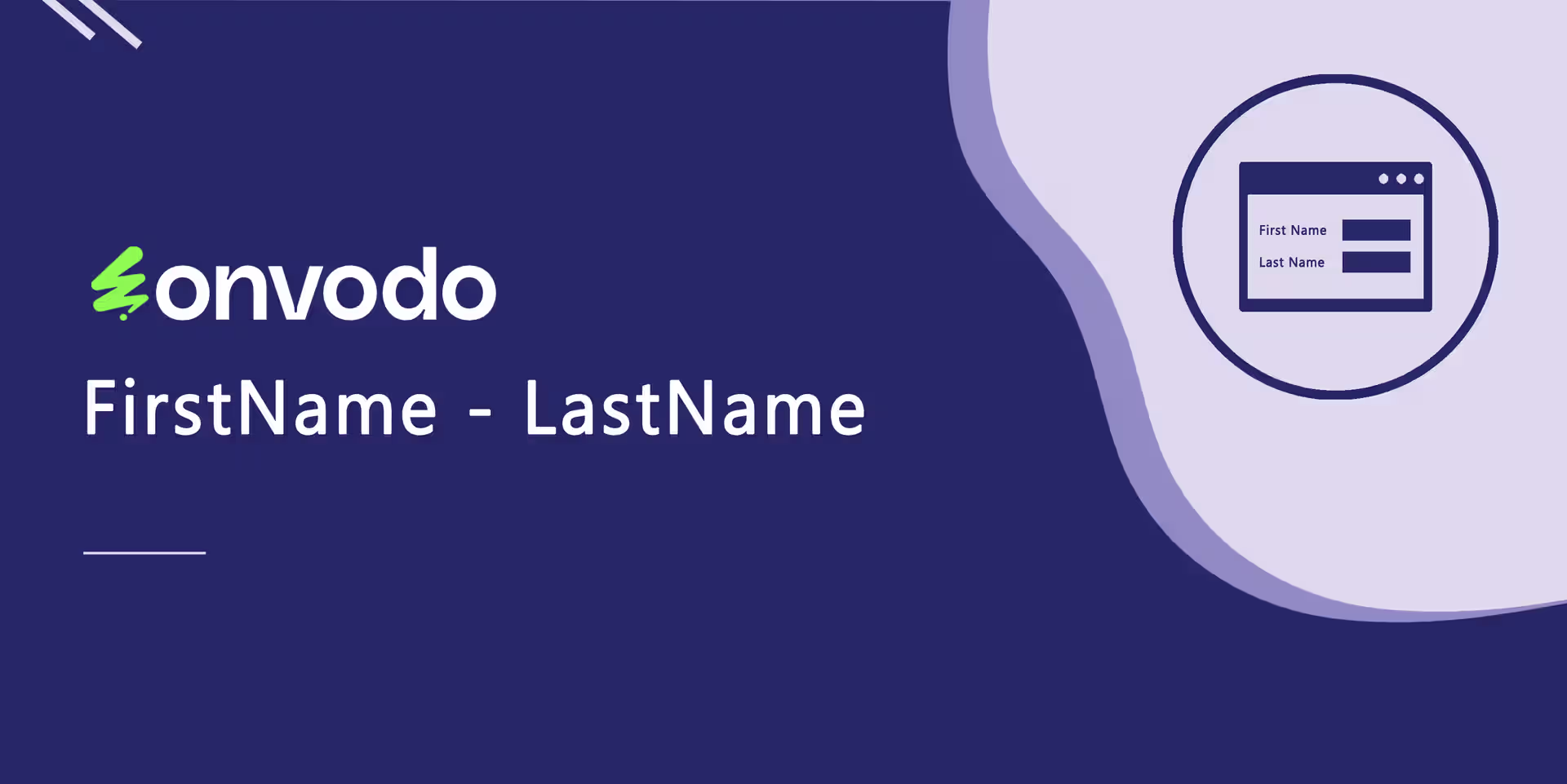 First | Last Name