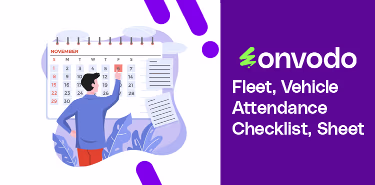 Fleet, Vehicle Attendance Checklist, Sheet