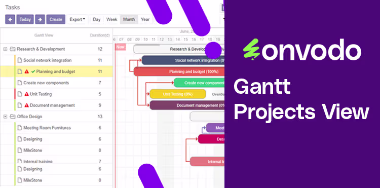 Gantt Projects View