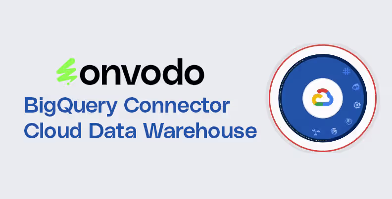 BigQuery Connector, Cloud Data Warehouse