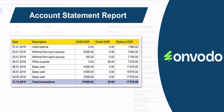Account Statement Report