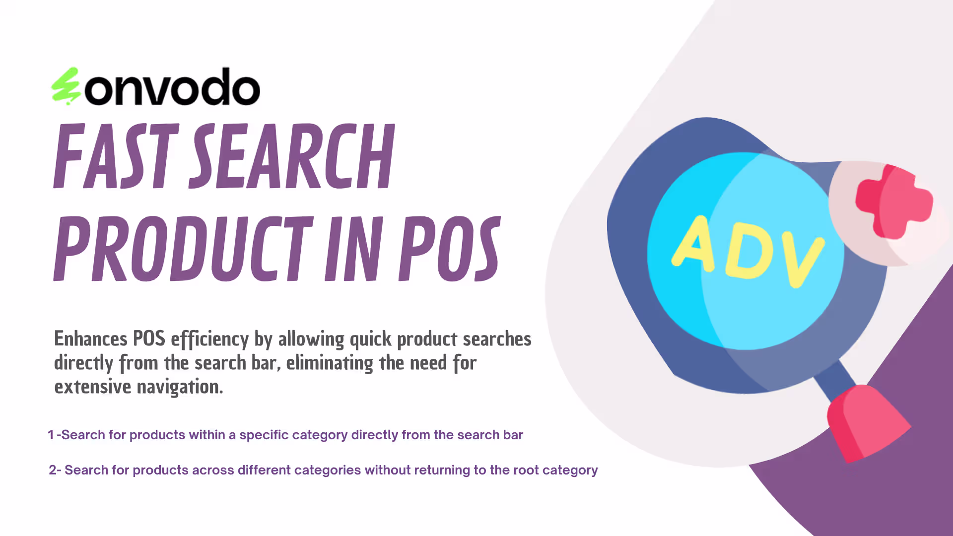 Advanced Search Product in Pos