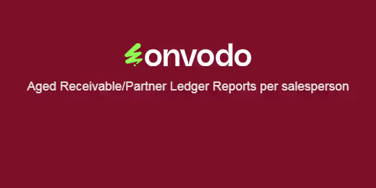 Aged Receivable/Partner Ledger Reports per salesperson