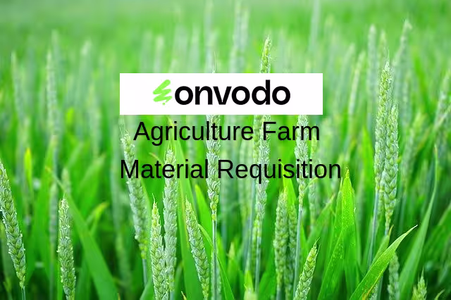 Agriculture App with Material Requisition