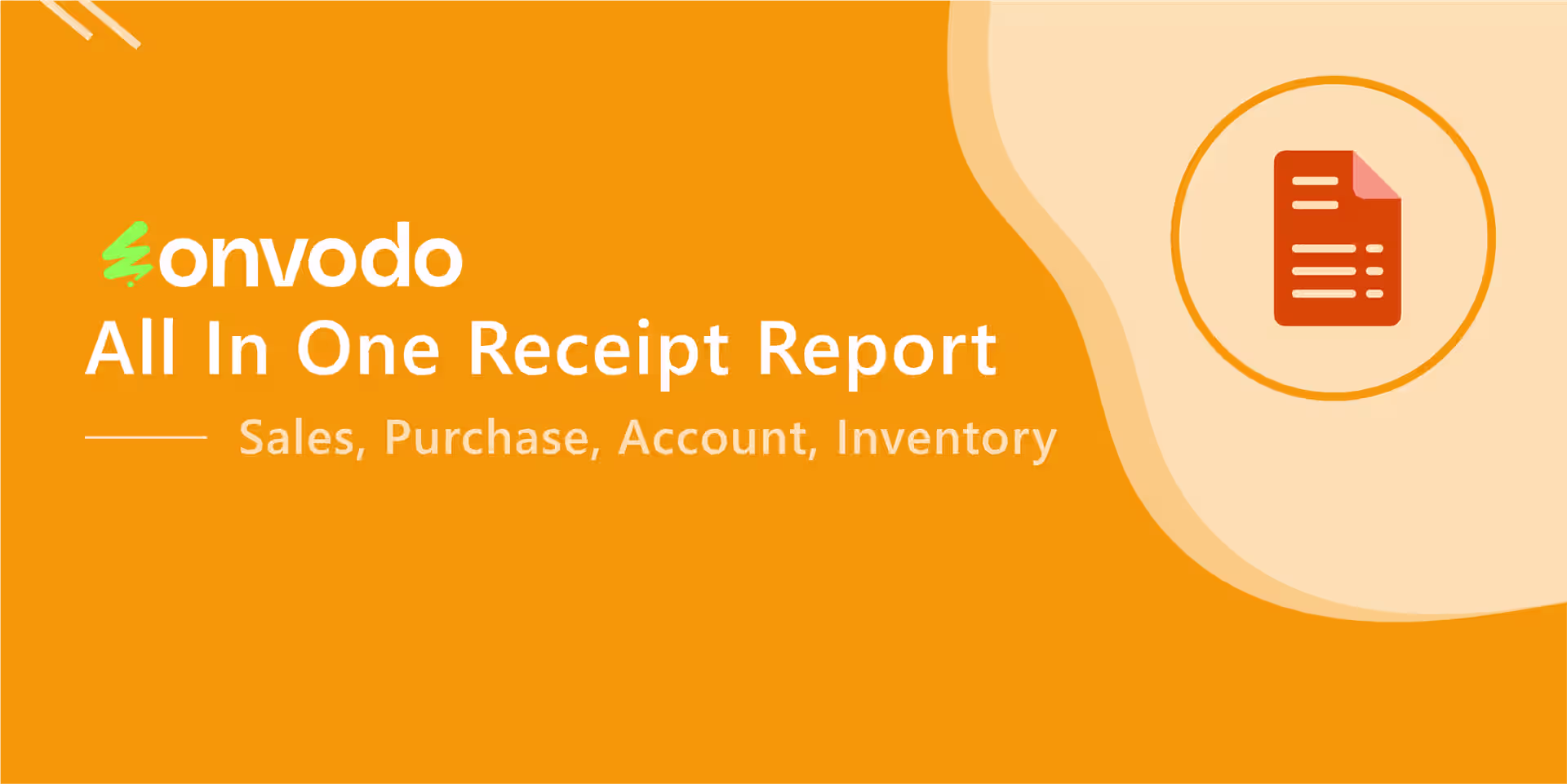 All in one Receipt Reports - Sales, Purchase, Accounting, Inventory