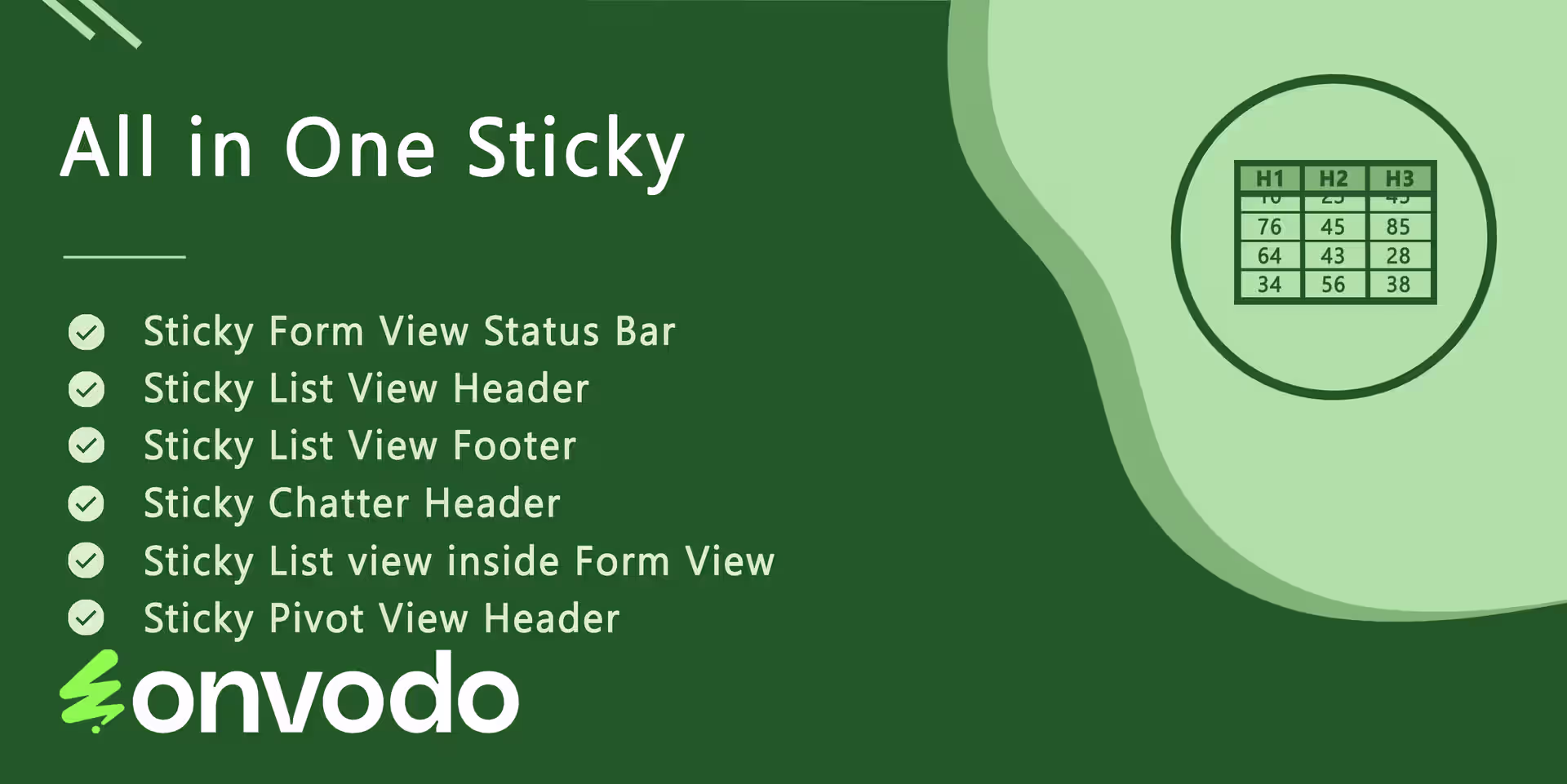 All in one Sticky