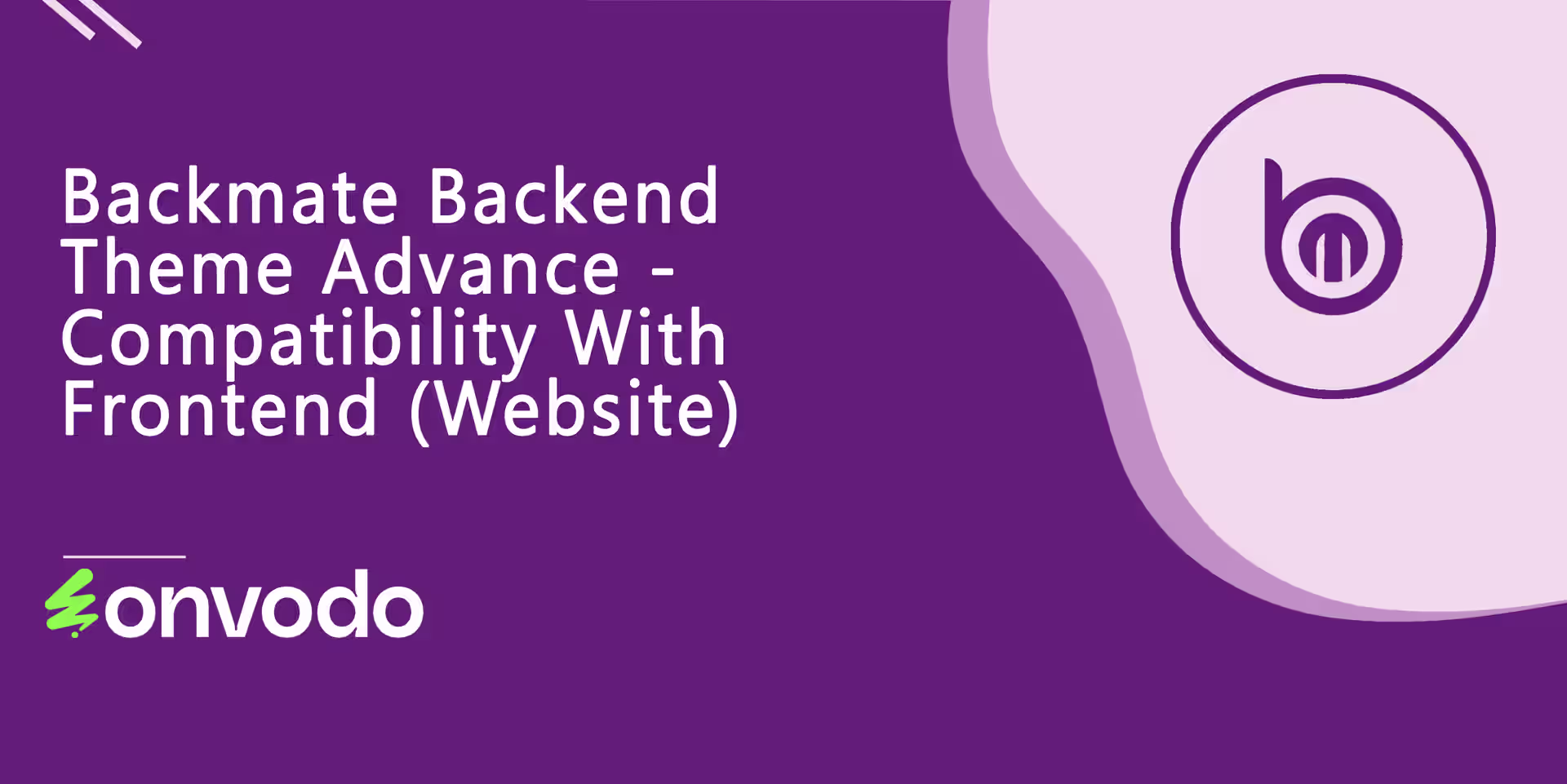 Backmate Backend Theme Advance Compatibility With Frontend