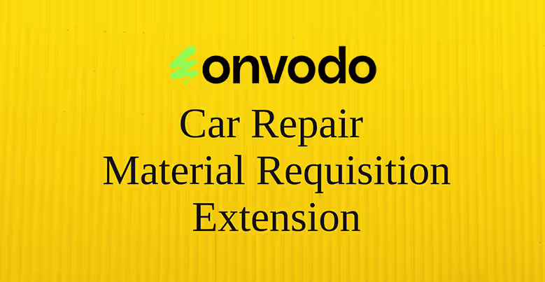 Car Repair, Material Requisition Extension