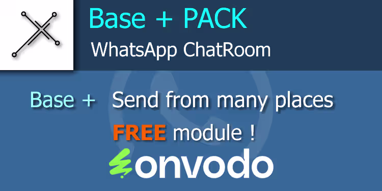 ChatRoom PACK. Send from many places and Templates