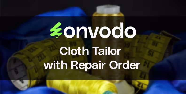 Cloth Tailor with Repair Order