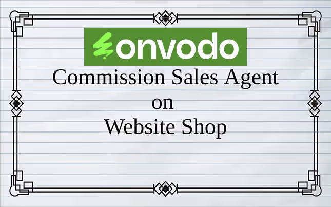 Commission Sales Agent Select on Website