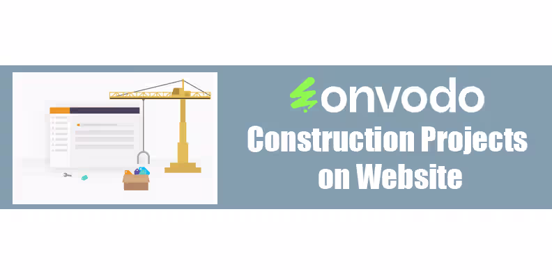 Construction Projects on Website