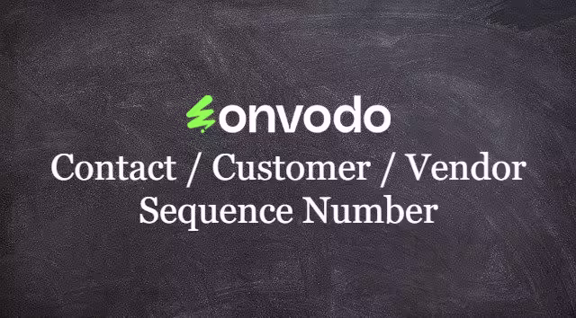 Contact, Customer, Supplier, Unique Number