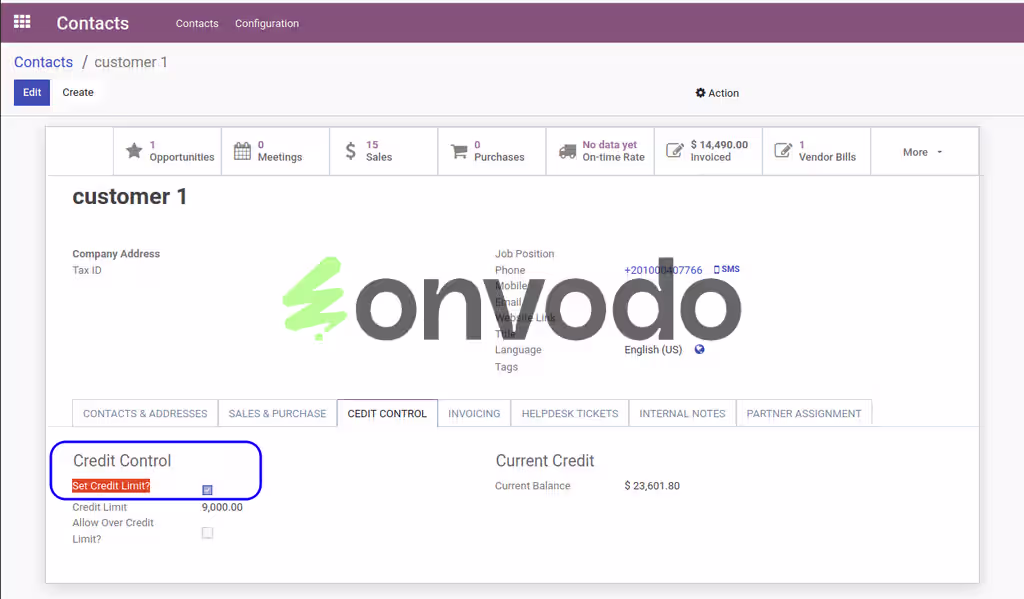Customer Credit Limit