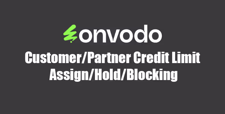 Customer Partner Credit Limit Assign,Hold,Blocking