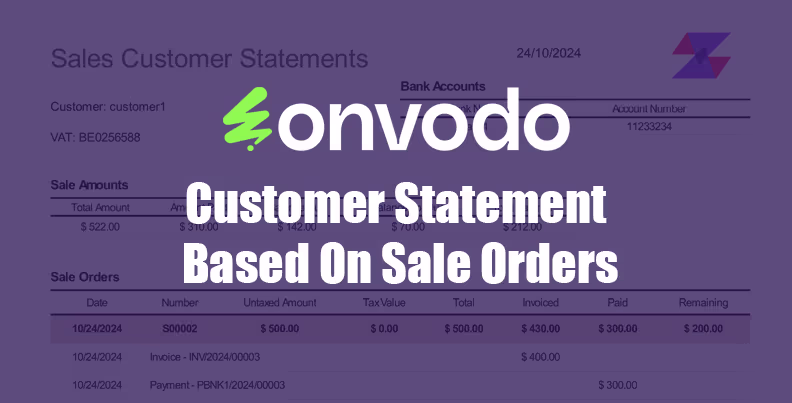 Customer Statement Based On Sale Orders