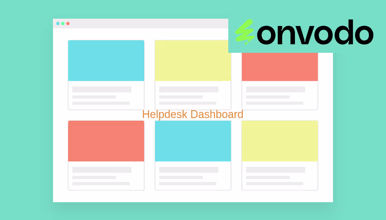 Dashboard for Helpdesk Support Tickets